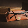 Load image into Gallery viewer, Slim:Shady Sunglasses Case | Chestnut - The Office of Minor Details