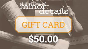 Gift:Card - The Office of Minor Details