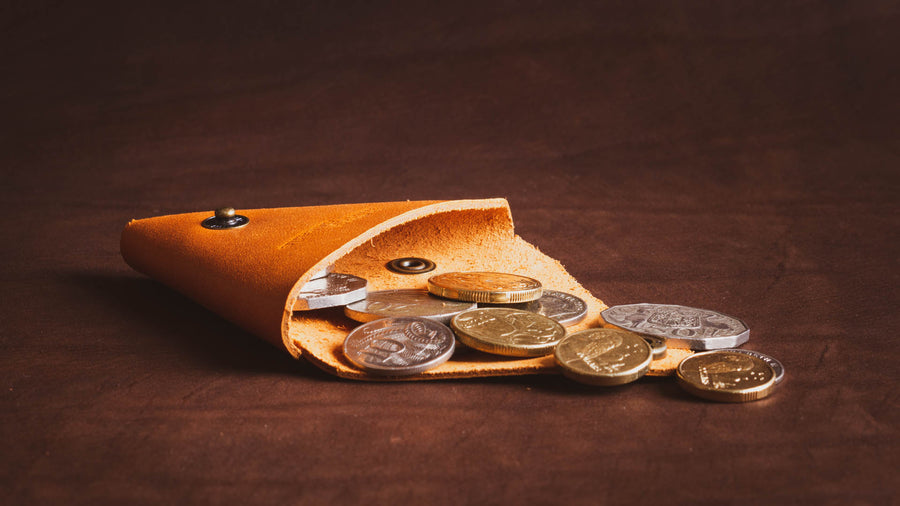 Home:Slice Coin Case | Tan - The Office of Minor Details