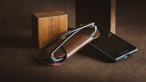 Slim:Shady Sunglasses Case | Brown - The Office of Minor Details