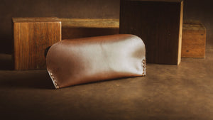 Slim:Shady Sunglasses Case | Brown - The Office of Minor Details