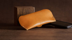 Slim:Shady Sunglasses Case | Tan - The Office of Minor Details